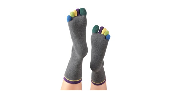 Knitido RAINBOWS Zehensocken wadenlang