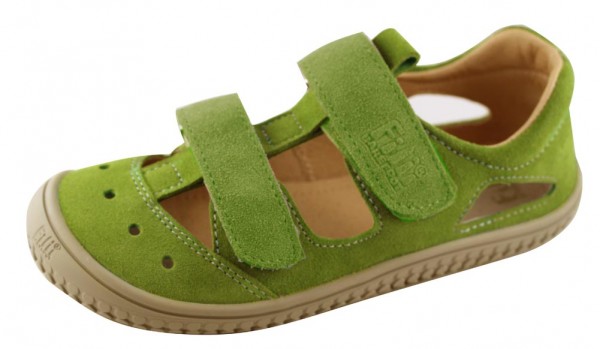 Filii Kinder Barfußschuhe Sandale Apple Velour Klett