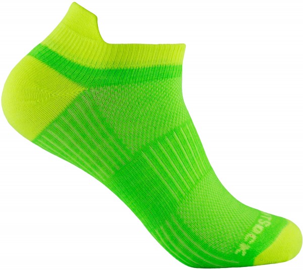 Wrightsock Coolmesh II LowTab Lemon / Lime ANTI BLASEN