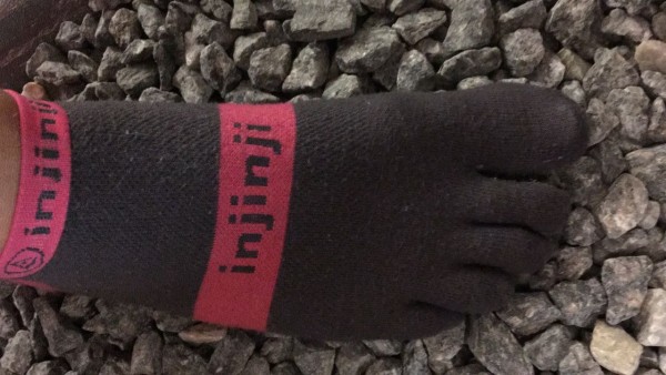 Injinji® Run No-Show Lightweight Pink/Grey