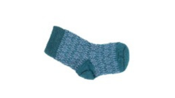 Hirsch Natur FEINSTRICKSOCKE KINDER Sternenmuster