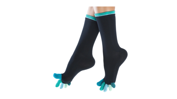 Knitido RAINBOWS Zehensocken wadenlang