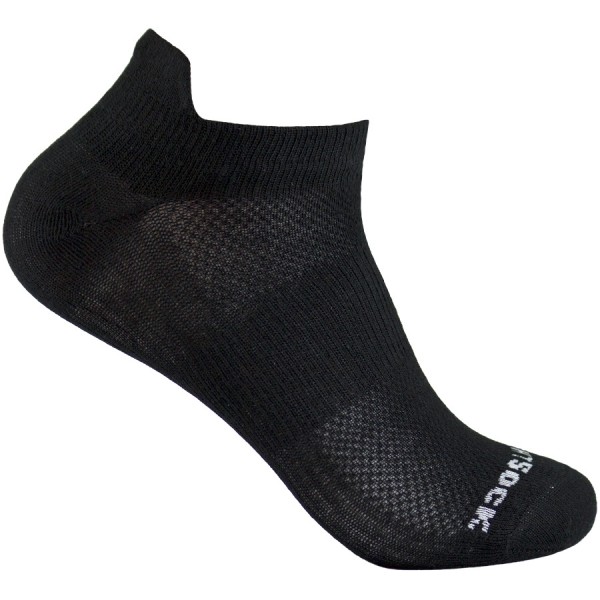 Wrightsock Coolmesh II LowTab black ANTI BLASEN
