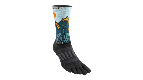 Injinji WOMEN'S ARTIST DESIGNED TRAIL Midweight Crew