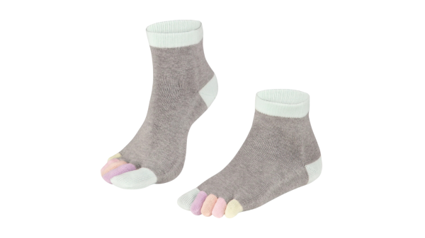 Knitido RAINBOWS Zehensocken kurz